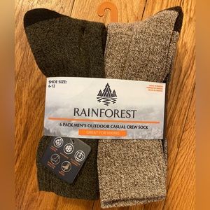 Men’s RAINFOREST crew socks